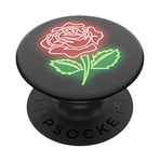 PopSockets: PopGrip Expanding Stand and Grip with a Swappable Top for Phones & Tablets - Neon Rose