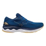 Mizuno Wave Skyrise 4 Chaussure De Running Sans Stabilisateurs Hommes - Bleu , Gris