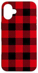 Coque pour iPhone 16 Plus Pyjama assorti à motif écossais de Noël pour la famille