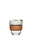 KeepCup Reusable Coffee Cup - Brew Tempered Glass and Natural Cork, S 8oz/227ml - Filter