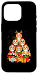 iPhone 16 Pro Cavalier King Charles Spaniel Merry Christmas Tree Lights Case