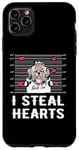 Coque pour iPhone 11 Pro Max Shih Tzu I Steal Hearts Valentine Dog Funny Valentines Day