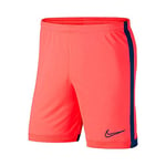 Nike B NK Dry ACDMY Short K Shorts de Sport Garçon Laser Crimson/Valerian Blue/(Valerian Blue) FR: S (Taille Fabricant: S)