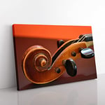 Big Box Art Violin Instrument (2) Canvas Wall Art Print Ready to Hang Picture, 76 x 50 cm (30 x 20 Inch), Multi-Coloured