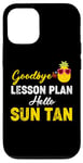 Coque pour iPhone 12/12 Pro Funny Teacher Last Day Of School Goodbye Leçon Plan Summer