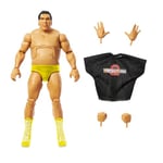 Mattel WWE Figurine Articulée André Le Géant Collection Élite Légende, Mains Interchangeables Et Accessoires, Technologie Truefx, 25 Articulations, À Collectionner, Jouet Enfant, Dès 3 Ans, HVF56