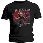 Rockoff Trade Men's Iron Maiden Trooper Red Sky T - Shirt Black X-Large