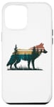 Coque pour iPhone 12 Pro Max Loup Randonnée Chasse Plein Air Camping Forêt Homme Femme Loup