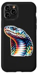 Coque pour iPhone 11 Pro Serpent serpent Cobra x King Cobra Snake x Rainbow Snake