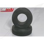 [FR] Gomme - 1/10 Truck - Scale Rubber Tire 3.35'' with foams