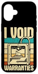 iPhone 16 I Void Warranties Retro 3D Printer and Printing Funny Case