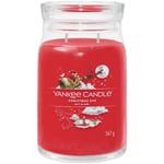 Yankee Candle Signature Large Jar Christmas Eve 567g Röd