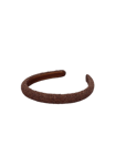 Solid Slim Beaded Hairbrace - Acorn Brown