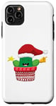 iPhone 11 Pro Max FUNNY CHRISTMAS TSHIRT. CHRISTMAS CACTUS. BELL STAR AND HAT Case