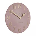 Thomas Kent Large Arabic Wall Clock 20 inch Blush Pink