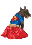 DC Comics Pet Costume, Supergirl, Large, Neck to Tail 22", Chest 23"