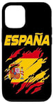 Coque pour iPhone 12/12 Pro Fans de drapeau espagnol Espagne