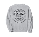 Laurel & Hardy Cartoon Comic Sketch Logo Sweatshirt