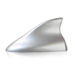 Ramble -Car Shark Fin Antenna Cover,SUV Aerials,Auto Parts Accessories,Radio Signal Antennas for Nissan X-Trail, Qashqai, Pathfinder, Rogue, Kicks and Juke (Advanced Style, Silver)