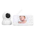 5in Wireless Baby Monitor Two Way Speaking Night Vision HD Display Smart Cam _ss