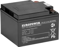 Europower Agm-Batteri Eps-Serien 12V 28Ah (Livslängd 8-12 År)