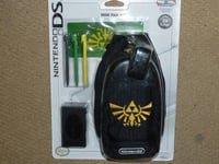 NINTENDO DS LITE OFFICIAL ZELDA PACK CONSOLE CASE BAG 3 STYLUS STICKER NEW RARE!