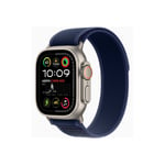 Apple Watch Ultra 2 - naturlig titan - smart klocka med Trail Loop - blå - 64 GB