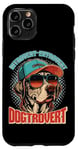 Coque pour iPhone 11 Pro Introvert Extrovert Dogtrovert