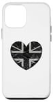 iPhone 12 mini UK Vintage British Heart Flag Novelty Souvenir Memorabilia Case