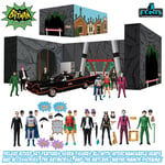 Batman 1966 TV Series 5 Points Deluxe Boxed Figurine Set Mezco