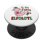 Axolotl Elf - Elfolotl - Elfolotl - Feisty Elf PopSockets PopGrip Adhésif