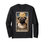 The Pug Tarot Card Dog Lover Pug Dogs Owner Long Sleeve T-Shirt