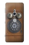 Antique Wall Retro Dial Phone Case Cover For Sony Xperia XZ2