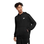 Nike Sportswear Club Sweat avec Zip Homme, Noir/Noir/Blanc, S