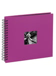 Hama "Fine Art" Spiral Album 28 x 24 cm 50 Black Pages pink