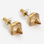 SWAROVSKI Stud Earrings | 5613680 | Golden Yellow Gem Chroma