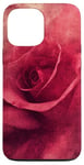 Coque pour iPhone 13 Pro Max Rose grunge douce beauté douce art floral vintage