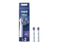 Oral-B | Replaceable Toothbrush Heads | Pro 3D White Refill | Heads | Does Not Apply | Number Of Brush Heads Included 2