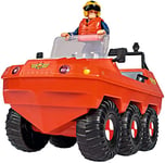 Simba 109251051038 Fireman Vehicle Hydrus with Character Sam, + 3 Years, red