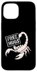 Coque pour iPhone 15 Vintage Scorpion Free Hugs Funny Daddy Hugs Design Hugs Meme