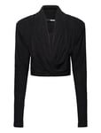 ROTATE Birger Christensen Slinky Hooded Top Svart