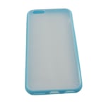 COQUE RIGIDE CONTOUR SILICONE TPU CRISTAL POUR APPLE IPHONE 6 6S BLEU