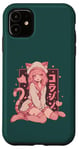 Coque pour iPhone 11 Anime Cat Girl Manga Hearts Kawaii Cute Holiday Valentines