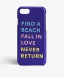 The Case Factory iPhone SE 2020 Skal Find a Beach Purple