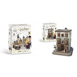 University Games 7565 Harry Potter Hogwarts Castle 3D Puzzle & 7595 Harry Potter Diagon Alley Olivanders Wand Shop 3D Puzzle