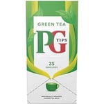 PG Tips Pure Green Envelope Tea Bags (Pack of 25)