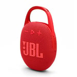 JBL Clip 5 Ultra-Portable Bluetooth Speaker with Integrated Carabiner, Big JBL Pro Sound, PlaytimeBoost, Waterproof Design and 12-Hour Playtime, Red