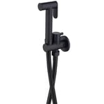 Douchette pour robinet - Kit de douche de toilette – Pulvérisateur de bidet mural noir – Kit de pulvérisation de bidet à main - Oihpaw