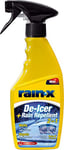 Rain-X De Icer 2-in-1 Car Windscreen Deicer Spray and Rain Treatment - 500 ml