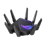 ASUS ROG Rapture Quad-Band GT-AXE16000 Gaming Router AiMesh Ready WiFi 6E 10GbE- 90IG06W0-MU2A10